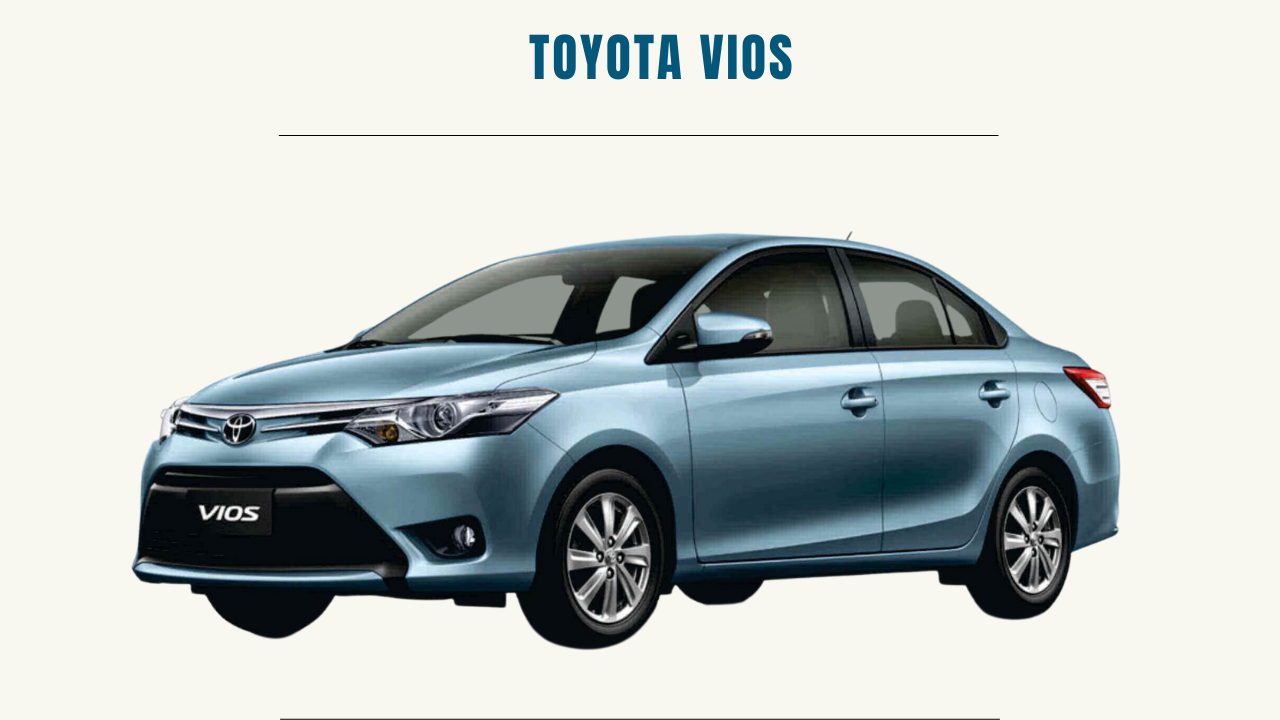 Toyota Vios nhỏ gọn và thanh thoát.