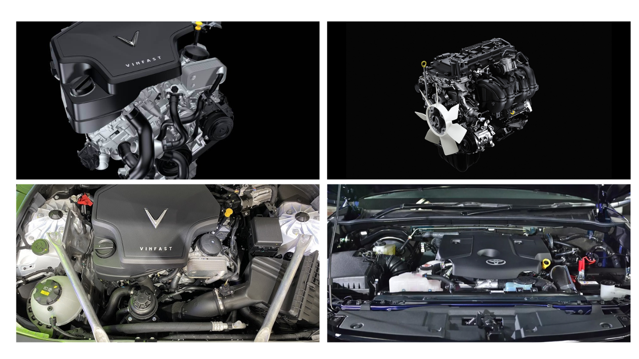 So sánh VinFast Lux SA2.0 với Toyota Fortuner 