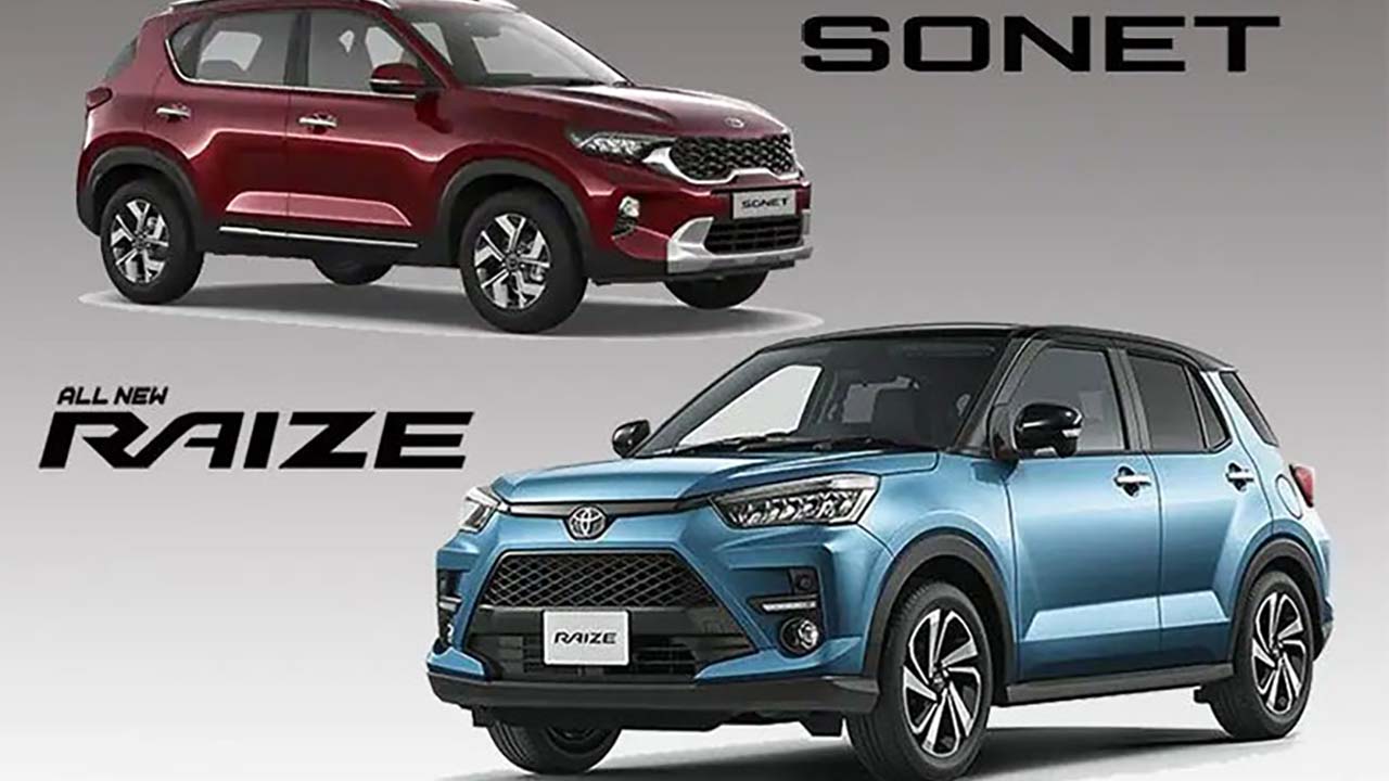 Kia Sonet 2022 và Toyota Raize 2022 là 2 mẫu xe sẽ mở ra phân khúc A-SUV tại Việt Nam 