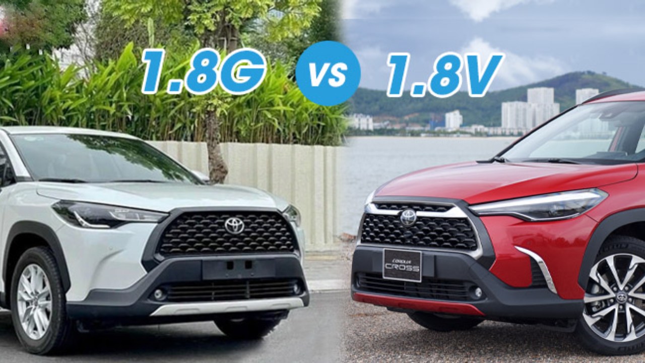 So sánh Toyota Cross bản G và V